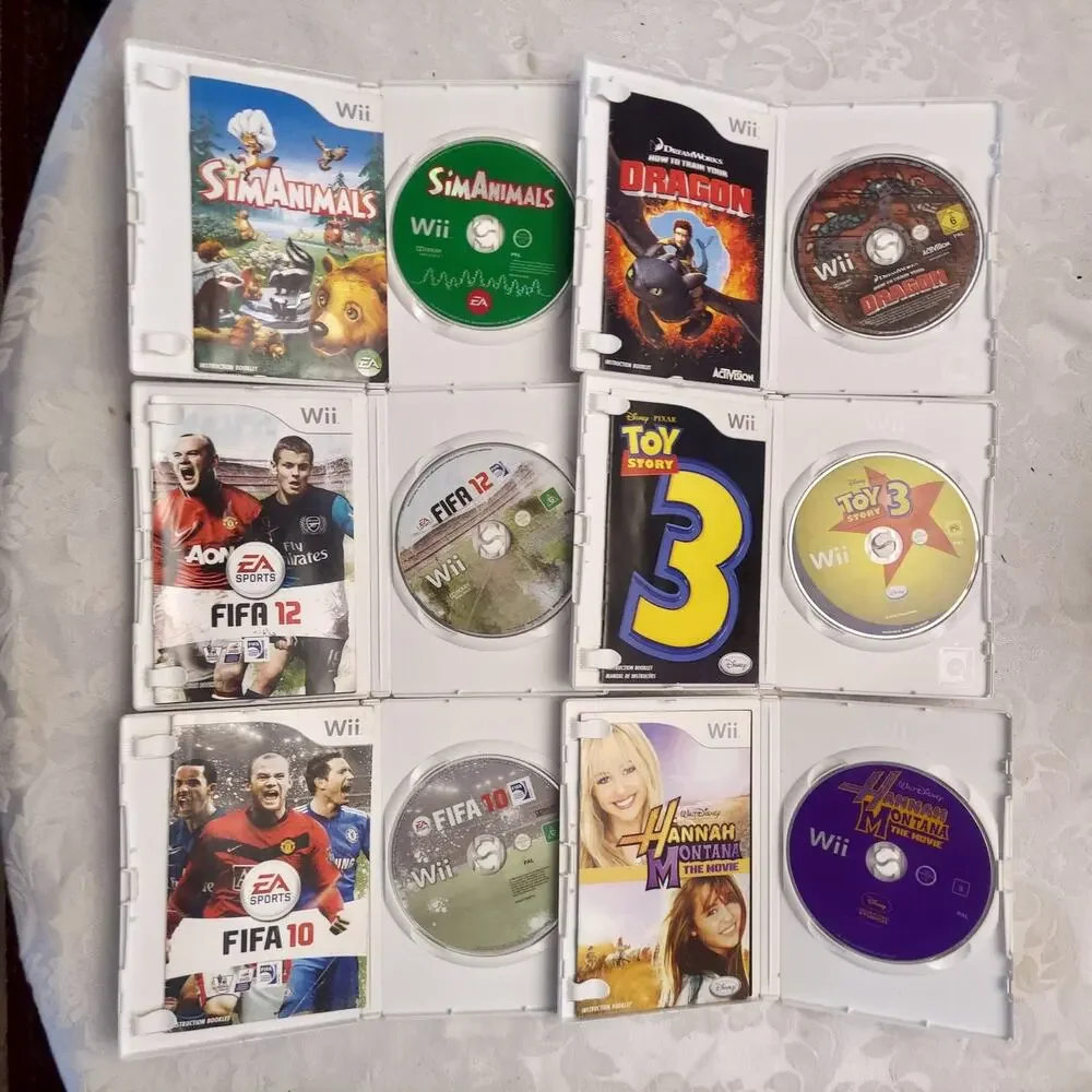 Wii Games Lot (PAL Europe Region Locked Version)
